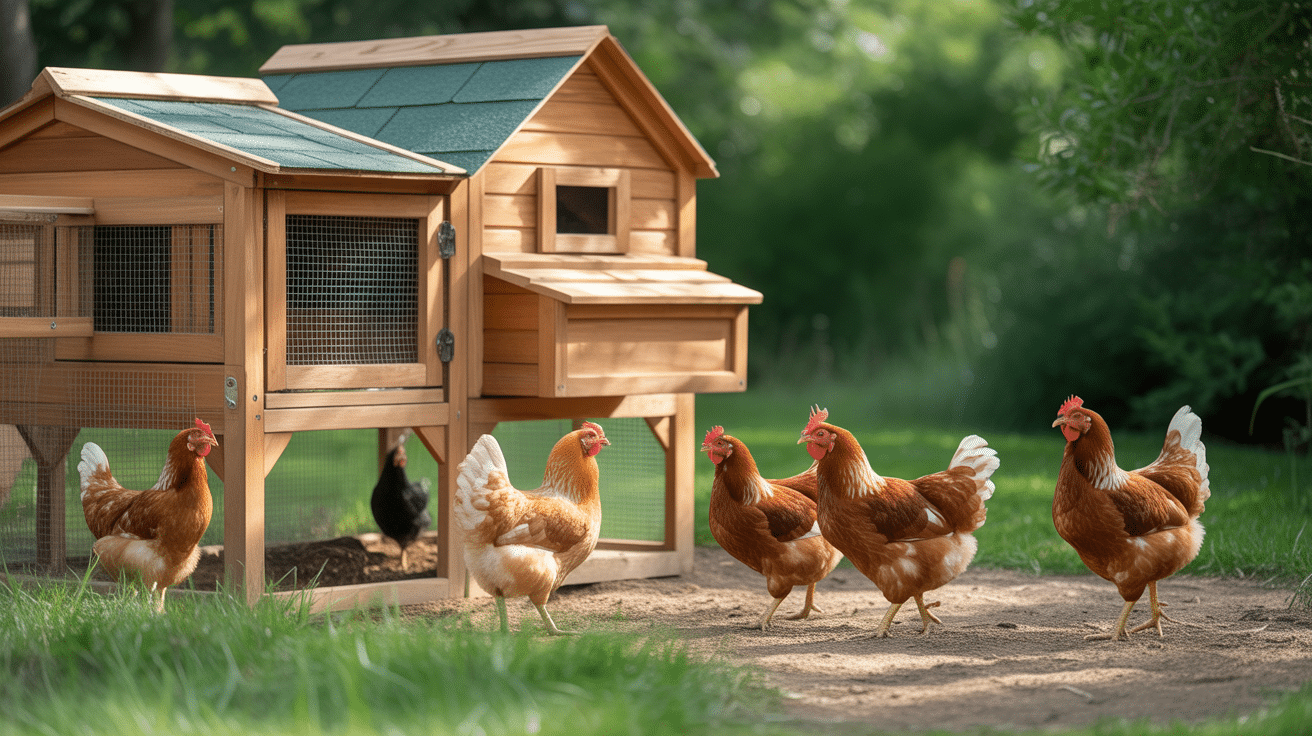 poulailler bois poules pleinair