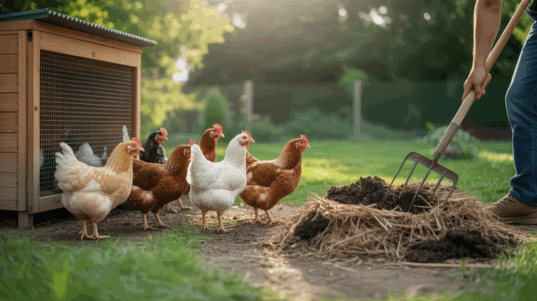 poulailler jardin compost soleil