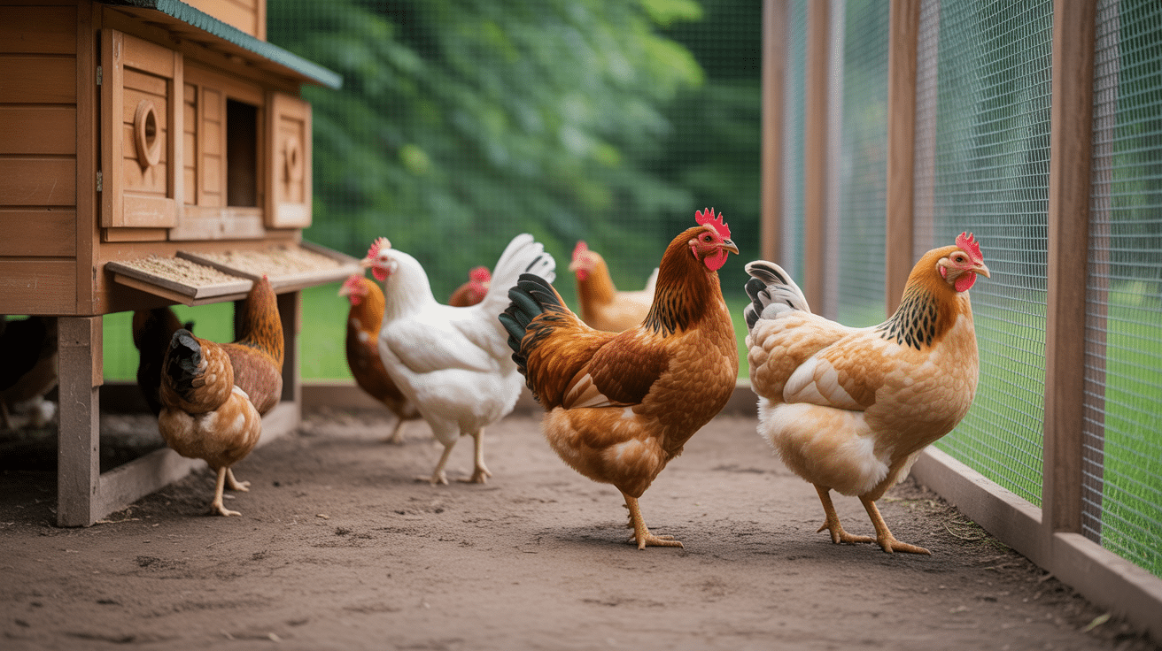 poulailler poussin exterieur