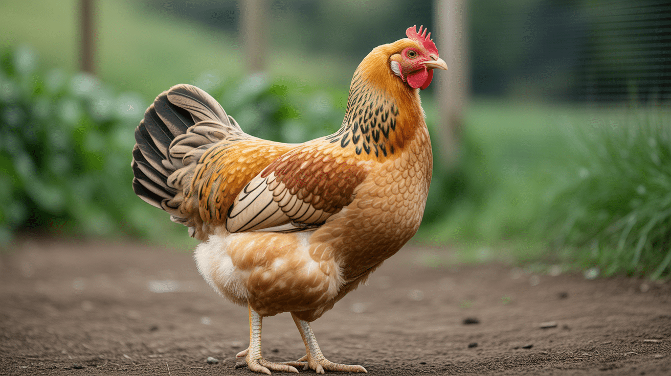 poulet sain ferme lumineuse
