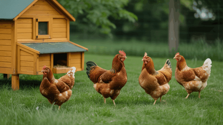 poulailler campagne poulets herbe