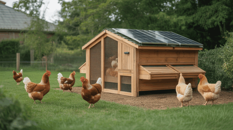 poulailler eco solaire backyard