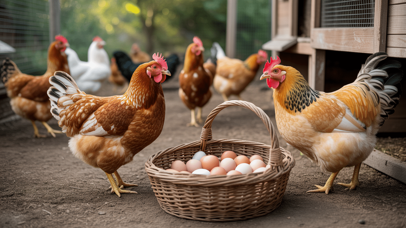 poulailler jardin oeufs poules