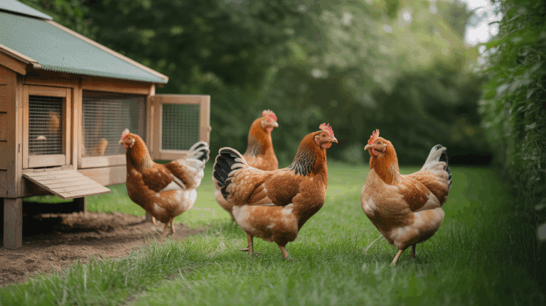 poulailler jardin poules saines
