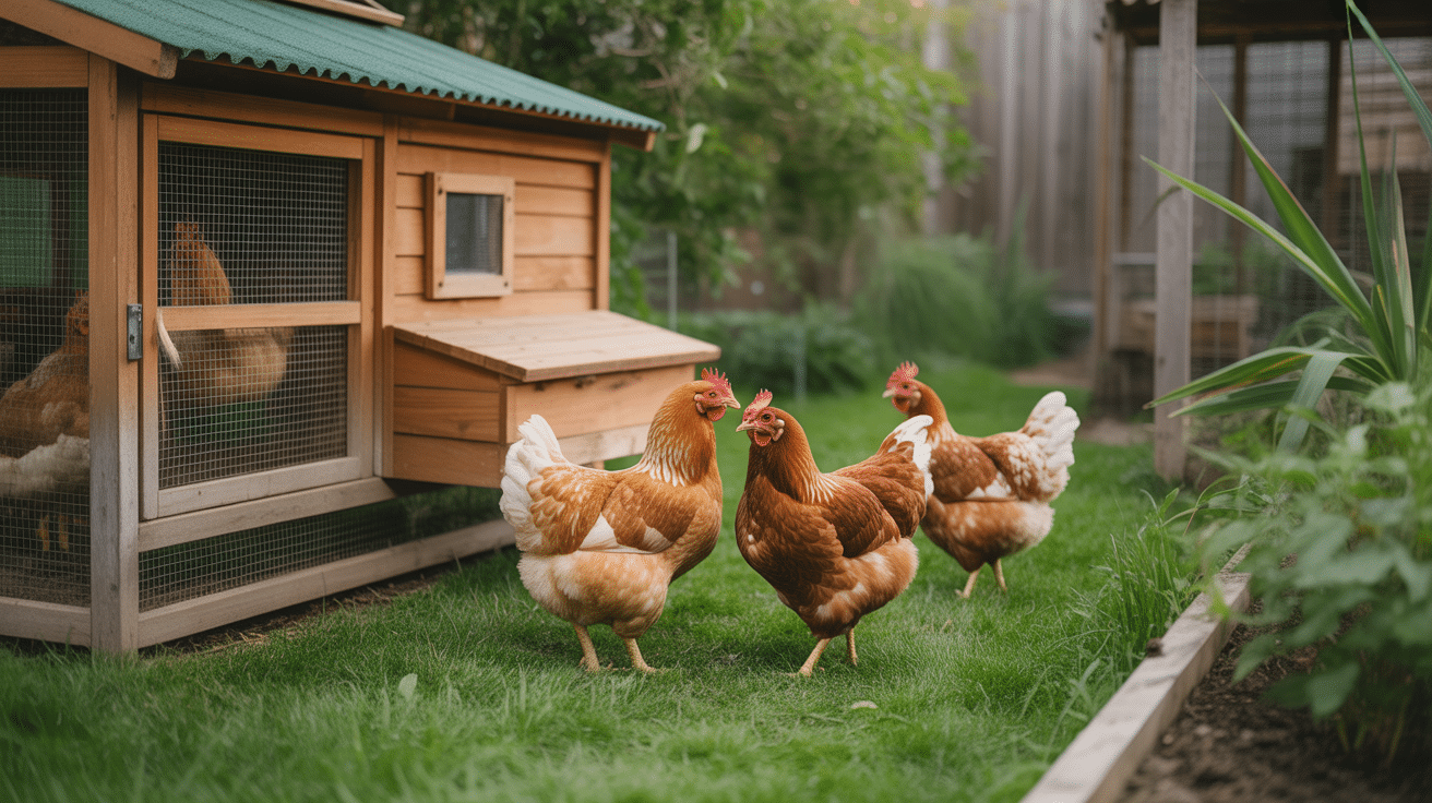 poulailler jardin sustainable