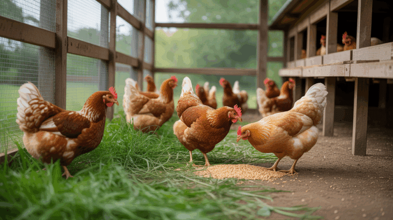 poulailler lumineux poules naturelles