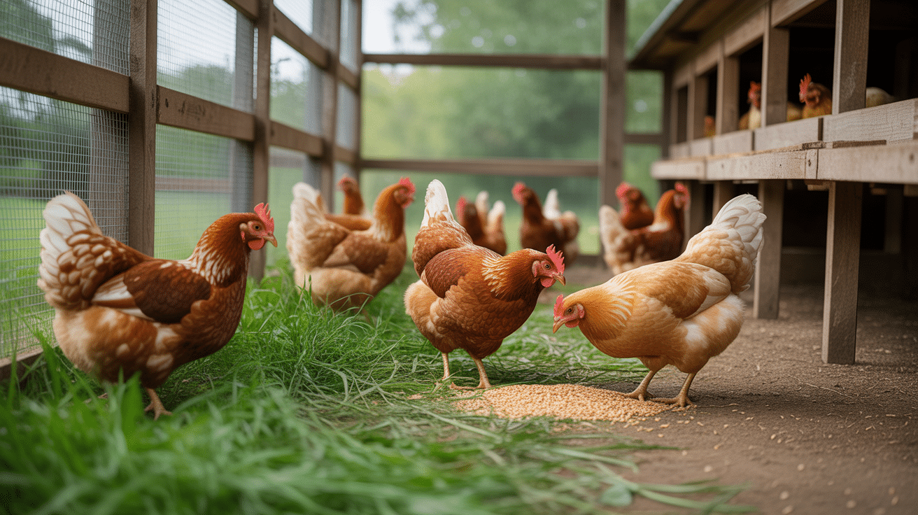 poulailler lumineux poules naturelles