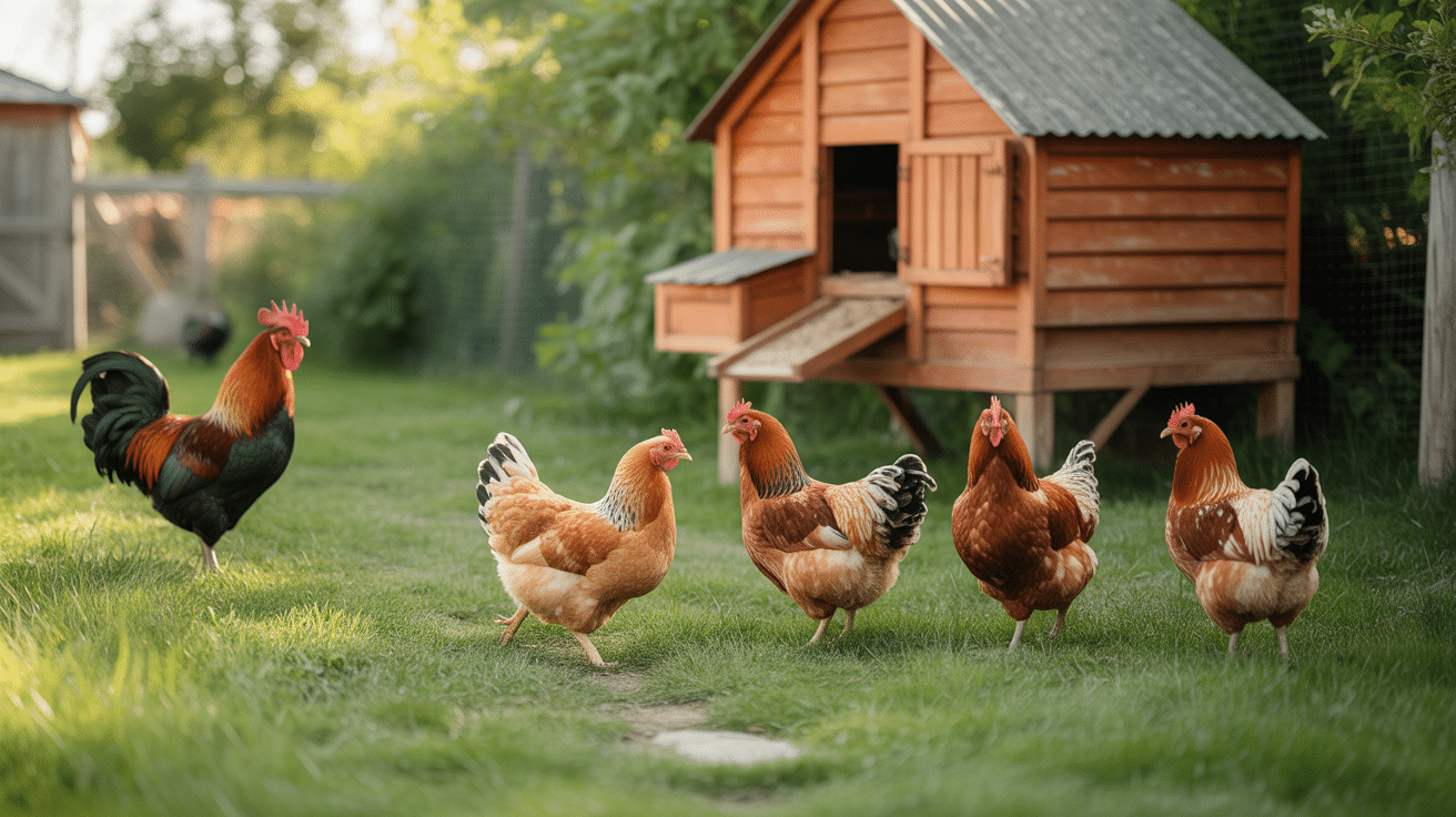 poulailler poules coq rural