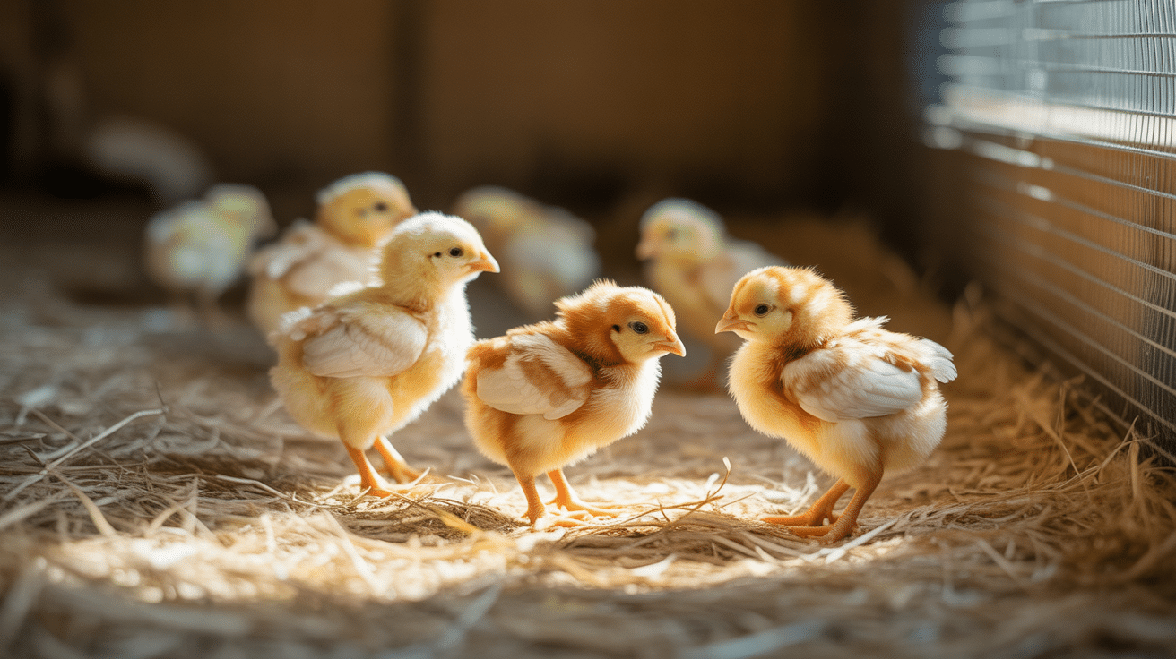 poussins douceur chaleur